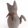 Arrêt De Porte-Cale porte chat Rei tissu ⌀10,5x H.25,5 cm