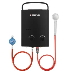 Camplux Chauffe-Eau Gaz-AY132B-DE Chauffe-eau instantanés portables de 5L/min au gaz Propane/Butane (50mbar)