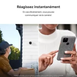 Google Nest Caméra de sécurité Cam intérieure/extérieure connectée sur batterie