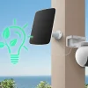 Ezviz Caméra de surveillance extérieure connectée HB8 avec panneau solaire