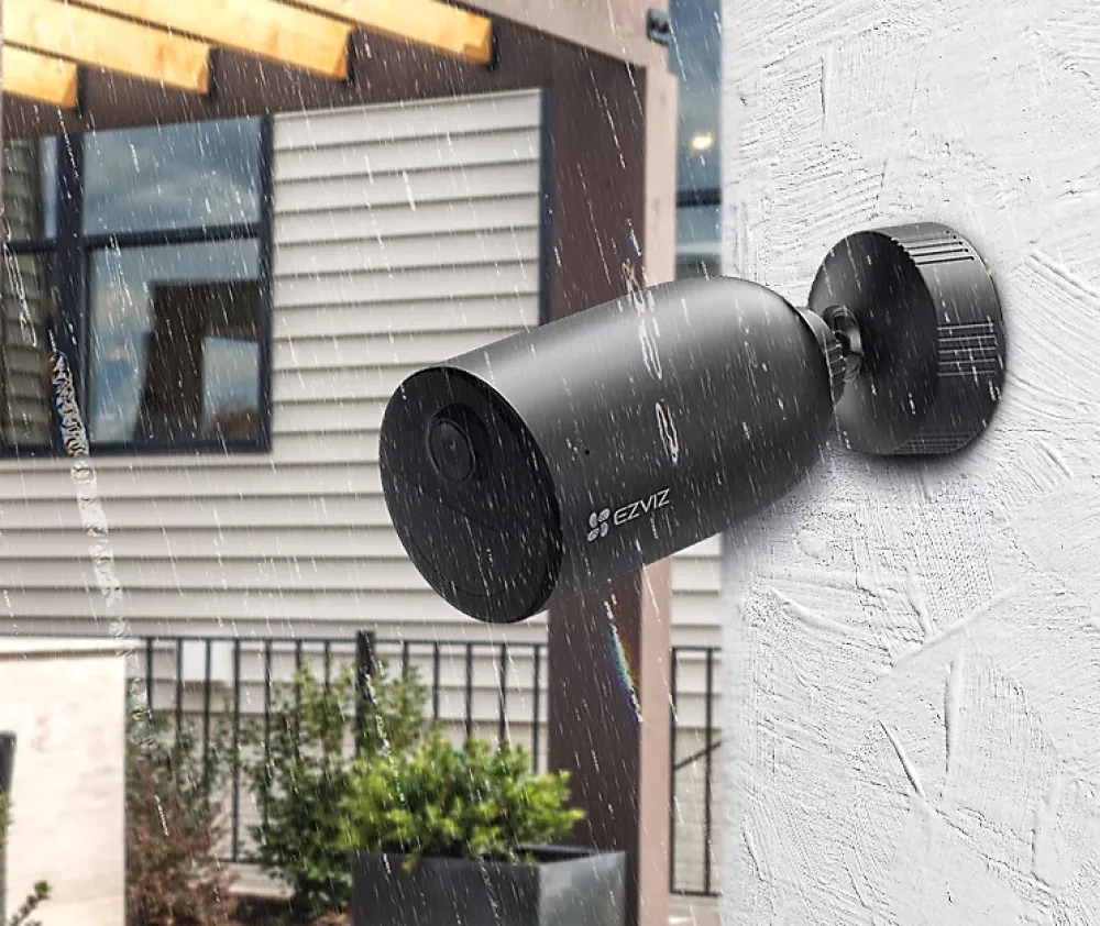 Ezviz Caméra de surveillance extérieure connectée EB3 2K 3MP sur batterie