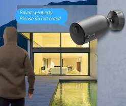 Ezviz Caméra de surveillance extérieure connectée EB3 2K 3MP sur batterie
