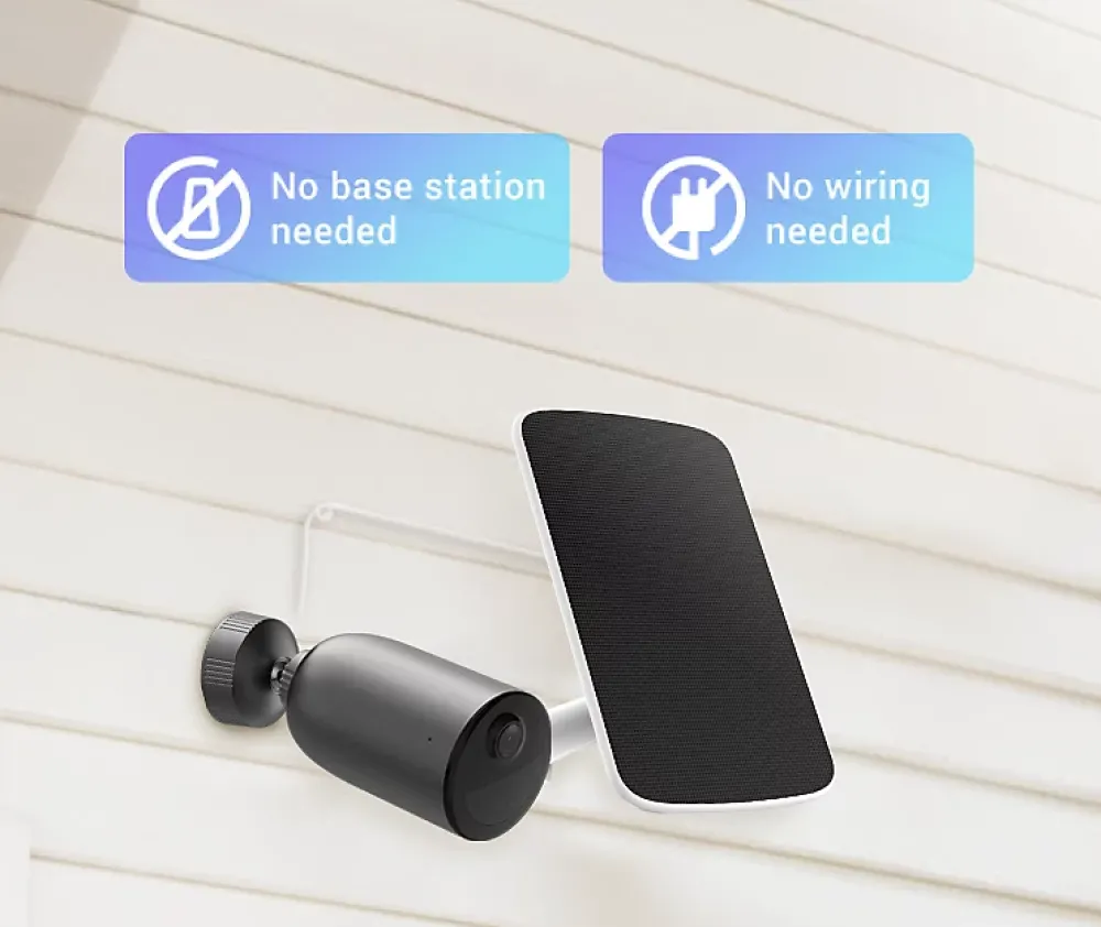 Ezviz Caméra de surveillance extérieure connectée EB3 2K 3MP sur batterie