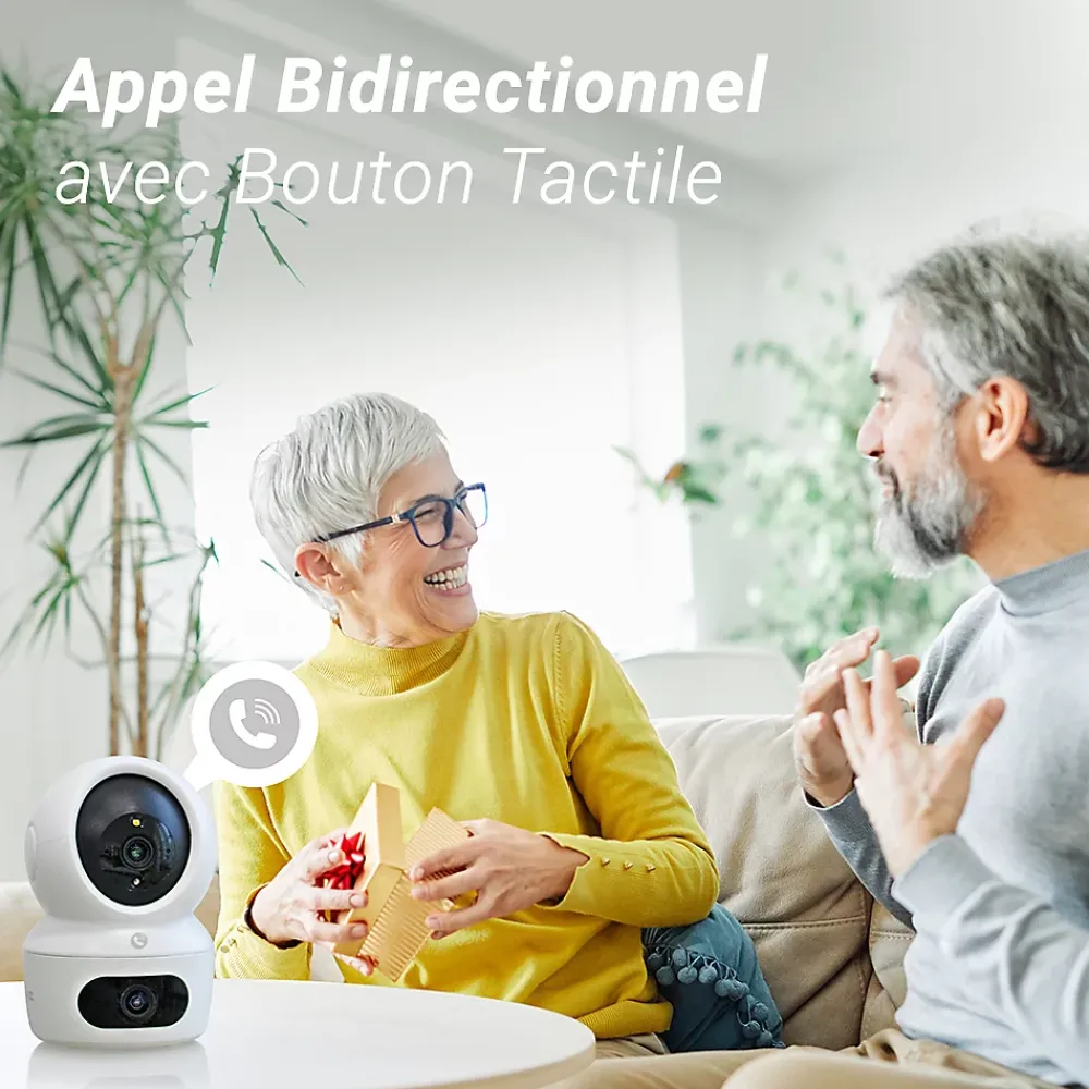 Ezviz Caméra De Surveillance-Caméra de surveillance intérieure motorisée H6C 2K