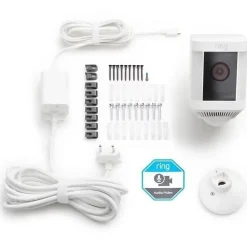 Ring Caméra de surveillance - - Spotlight Cam Plus Batterie - HD 1080p - Vision nocturne couleur