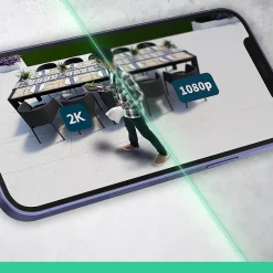 Arlo Caméra De Surveillance-Caméra de vidéosurveillance extérieure Essential2 2k blanc vendue par 3 pièces