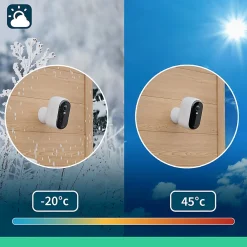 Arlo Caméra De Surveillance-Caméra de vidéosurveillance extérieure Essential2 2k blanc vendue par 3 pièces