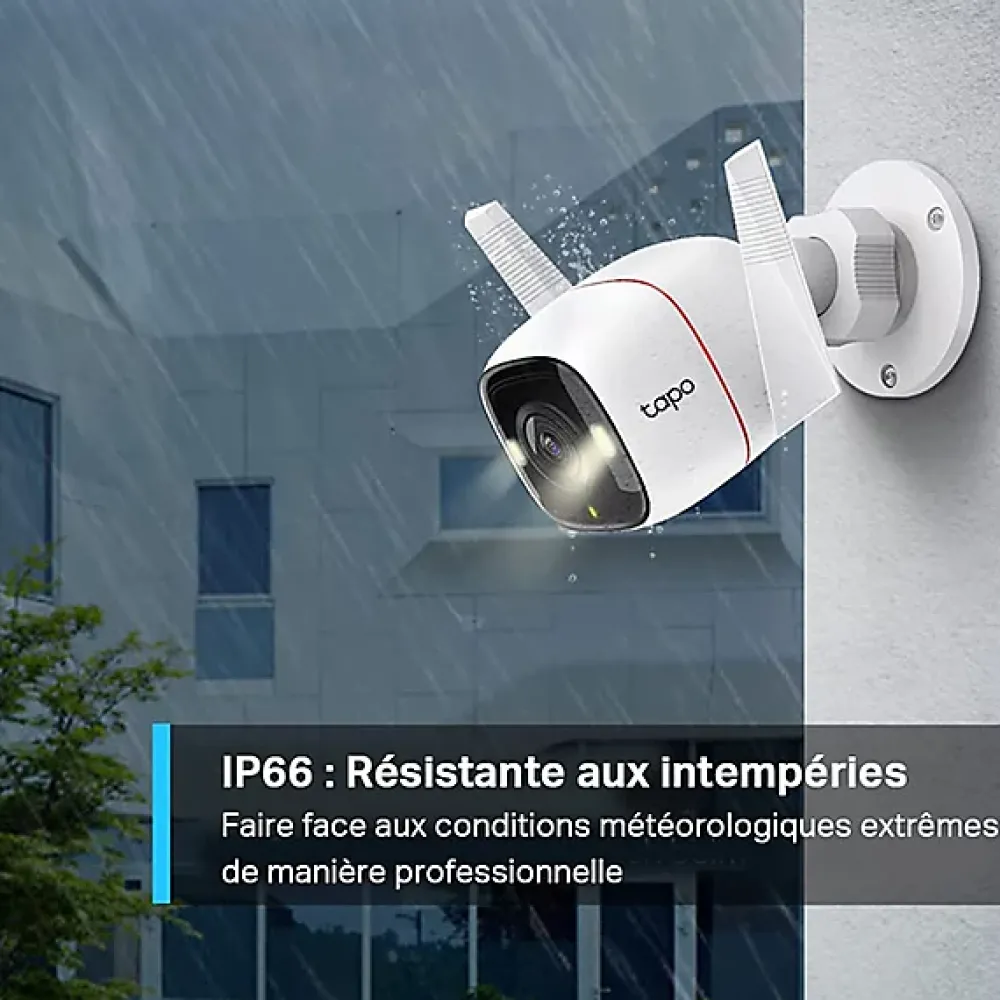 TP-Link Caméra De Surveillance-Caméra de vidéosurveillance extérieure connectée Tapo C320WS 2K HD