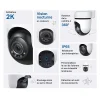 TP-Link Caméra De Surveillance-Caméra de vidéosurveillance extérieure Tapo TC41blanc