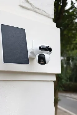 Ezviz Caméra de vidéosurveillance extérieure avec panneau solaire CS-HB90/SP-R100 blanc