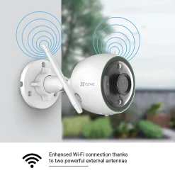 Ezviz Caméra de vidéosurveillance extérieure C3N