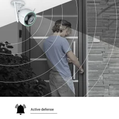 Ezviz Caméra de vidéosurveillance extérieure C3N