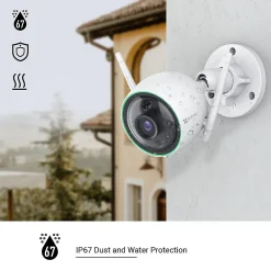 Ezviz Caméra de vidéosurveillance extérieure C3N
