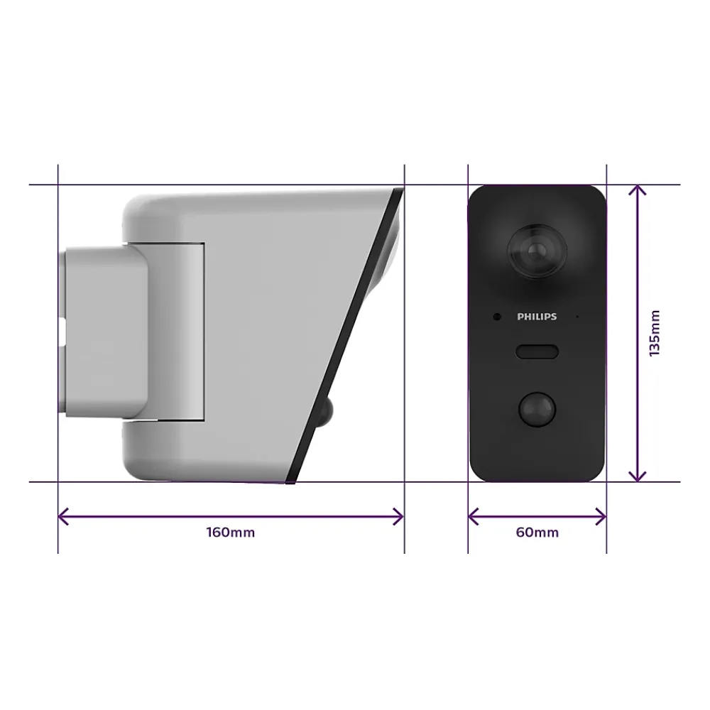 Philips Caméra De Surveillance-Caméra de vidéosurveillance extérieure WelcomeEye