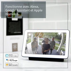 Arlo Caméra de vidéosurveillance intérieure sans fil Essential 1080p noire