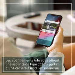 Arlo Caméra De Surveillance-Caméra de vidéosurveillance sans fil Floodlight Pro3 2K blanche
