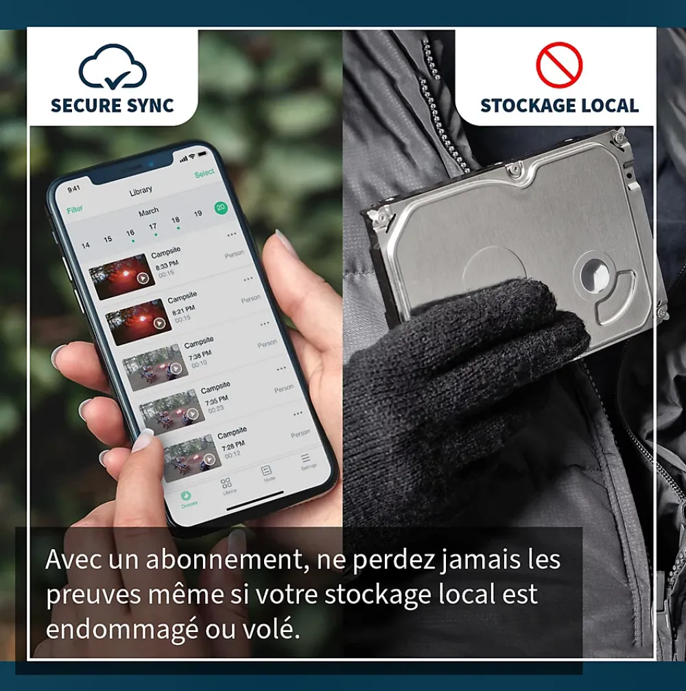 Arlo Caméra De Surveillance-Caméra de vidéosurveillance sans fil Essential Spotlight 1080p blanche