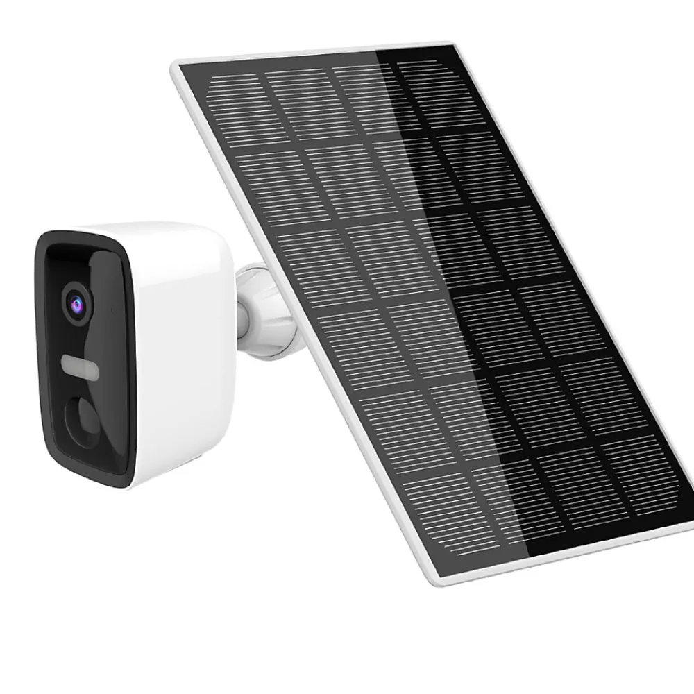 Chacon Caméra De Surveillance-Caméra de vidéosurveillance sans fil extérieure panneau solaire