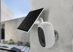 Chacon Caméra De Surveillance-Caméra de vidéosurveillance sans fil extérieure panneau solaire