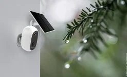 Chacon Caméra De Surveillance-Caméra de vidéosurveillance sans fil extérieure panneau solaire