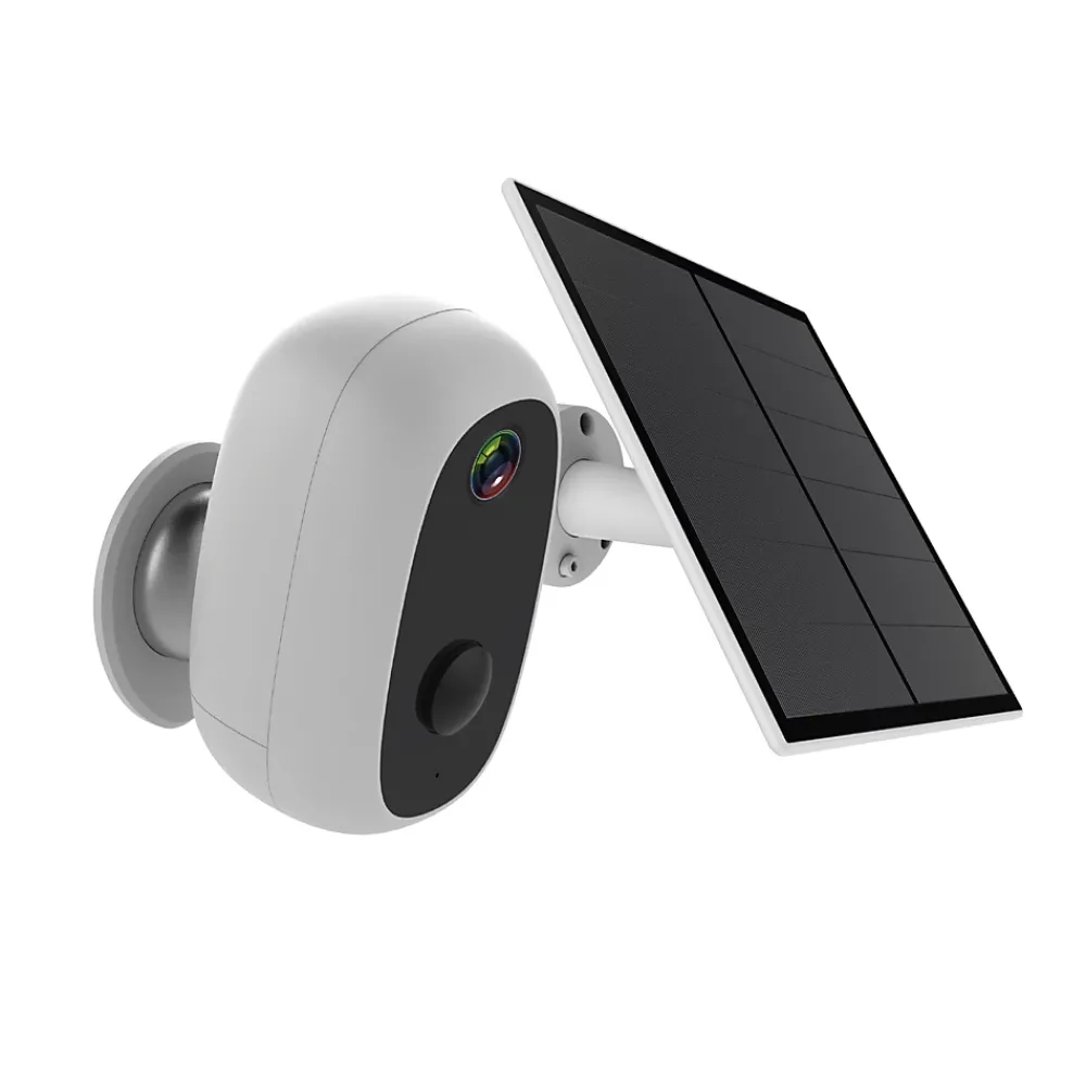 Chacon Caméra De Surveillance-Caméra de vidéosurveillance sans fil extérieure panneau solaire