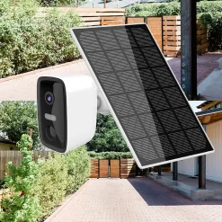 Chacon Caméra De Surveillance-Caméra de vidéosurveillance sans fil extérieure panneau solaire