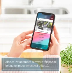 Arlo Caméra de vidéosurveillance sans fil Essential Spotlight 1080p blanche, lot de 3