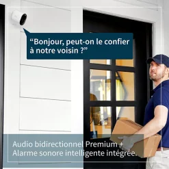 Arlo Caméra De Surveillance-Caméra de vidéosurveillance sans fil Ultra2 4K blanche, lot de 4