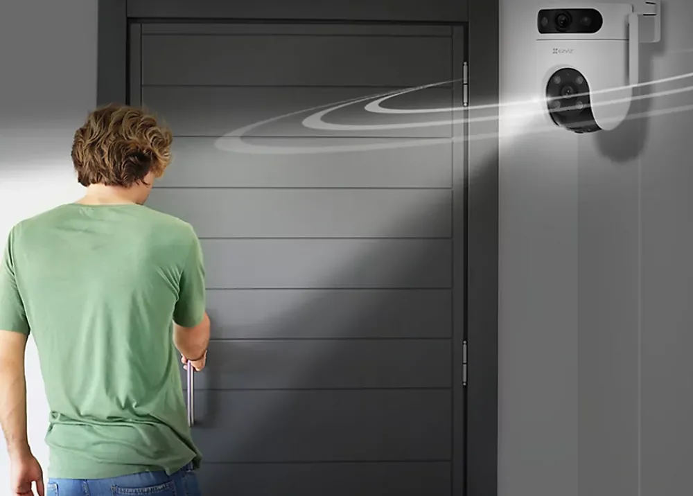 Ezviz Caméra extérieure motorisée H9C 3MP 2K