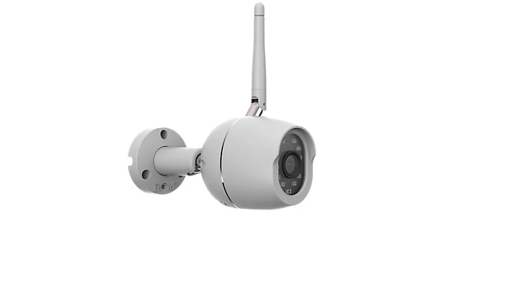 Chacon Caméra extérieure 1080p multi adaptateur blanche