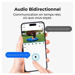 Reolink Caméra extérieure - - B320 - Panneau solaire - Blanc