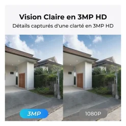 Reolink Caméra extérieure - - B320 - Panneau solaire - Blanc