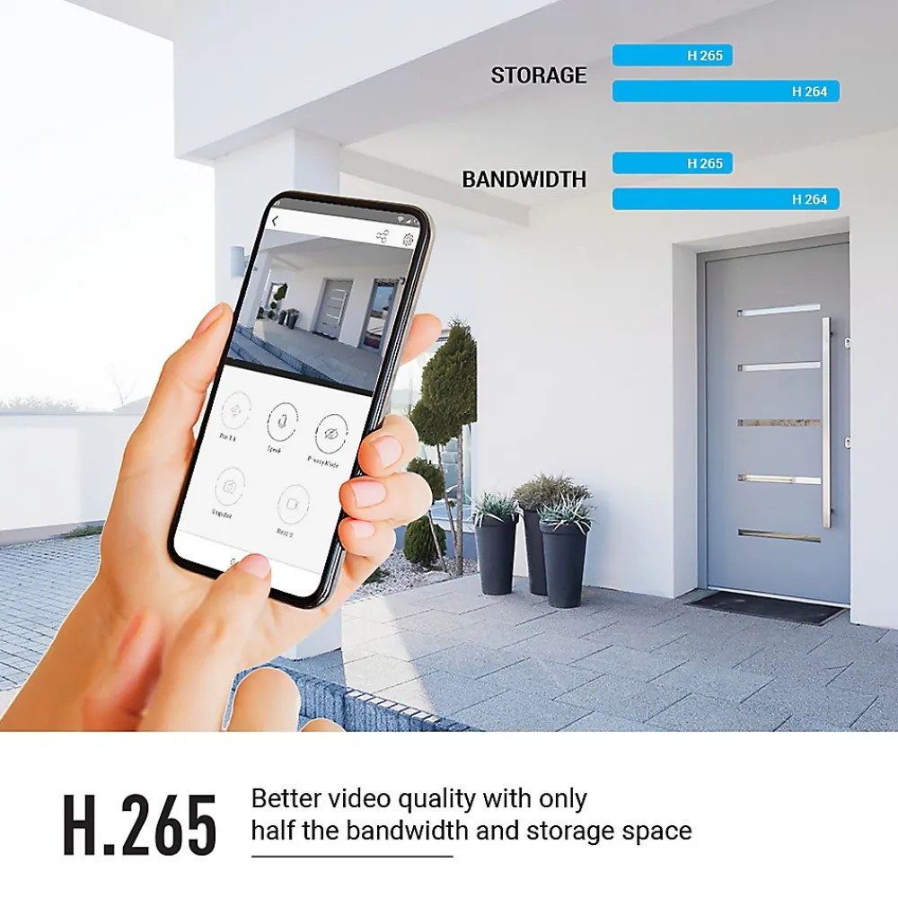 Ezviz Caméra extérieure wifi pro FHD C3W