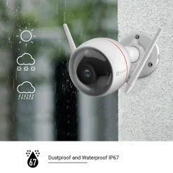 Ezviz Caméra extérieure wifi pro FHD C3W