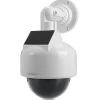 Chacon Caméra factice solaire forme dôme LED bleue