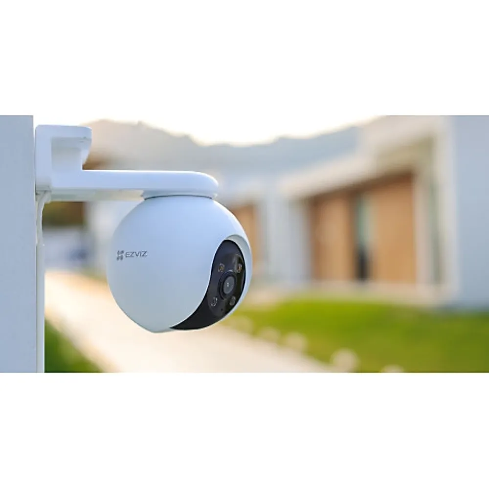 Ezviz Caméra IP extérieure Wifi 3K motorisée H8 Pro-