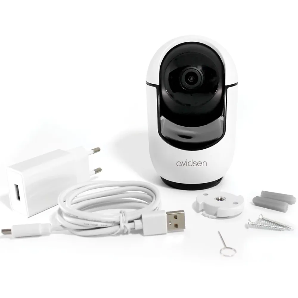 Avidsen Caméra De Surveillance-Caméra IP intérieure motorisée HomeCam Prim 2,5 K - - 127158