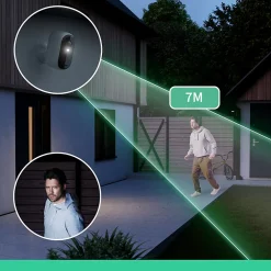 Arlo Caméra De Surveillance-2 caméras de vidéosurveillance extérieures 2K blanches Essential2