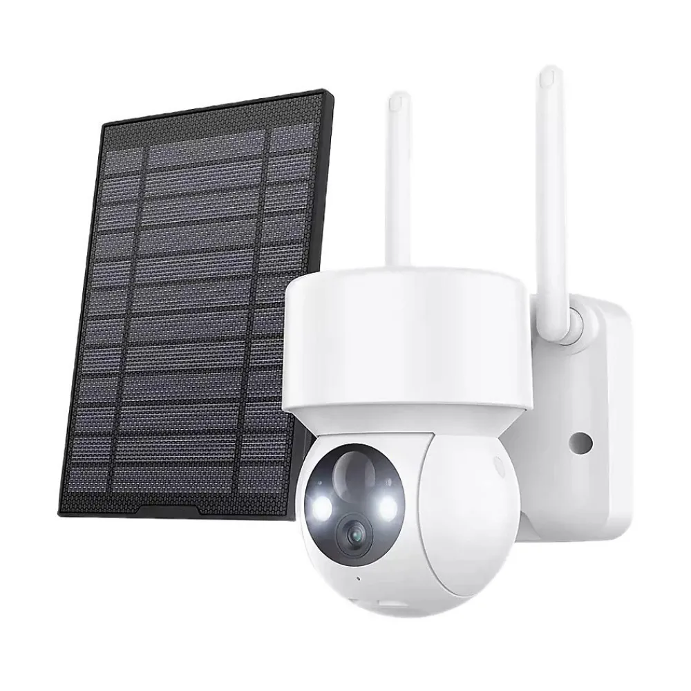 Semac Caméra Wifi Extérieure Motorisée Solaire Compatible TUYA