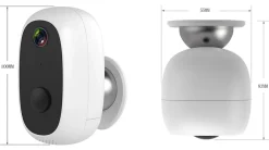 Voltman Caméra Wifi MoovE + détecteur mouvement vision nuit -