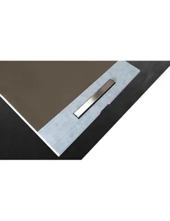 Karag Evacuation De Douche-Caniveau de douche BOARD FRAMELESS 120x120 cm-Acier inoxydable--55 --Acier inoxydable