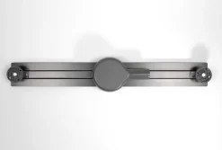 Bernstein Evacuation De Douche-Caniveau de douche en Acier inox avec Siphon évacuation, Drain de cabine de douche avec Filtre anti-odeurs, Métal, FlexM03, 80cm
