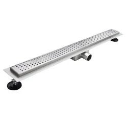 Saniverre Caniveau de douche HOXY motif en pointillé L.50 cm anti-odeurs, filtre, drainage performant -