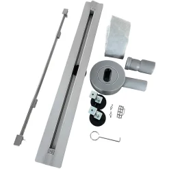 Saniverre Caniveau de douche italienne slim DEKI L.80 cm acier inoxydable avec siphon 360, drainage performant
