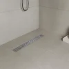 Saniverre Caniveau de douche à l'Italienne GUMI motif bulle L.60 cm acier, anti-odeurs, débit élevé -