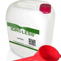Idroless Etanchéité Du Mur Intérieur-Capirsec Imperméabilisant Capillaire 25 litres + 5 canules - Liquide injectable qui empêche la remontée d'humidité dans les murs