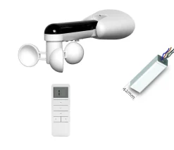 Automatisme Passion Interrupteur En Saillie-Capteur de vent et soleil, anémomètre pour store banne