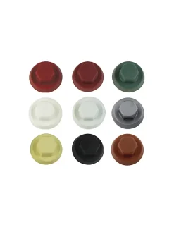 Vis Express Cache Vis Et Cache Trou-Capuchon plastique Vis Diamètre 4.8-5.5 Surplat 8 RAL9010 blanc pur - 1 pièce