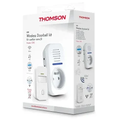 Thomson Sonnette Et Carillon-Carillon sans fil sans pile avec prise gigogne portée 150m - - 513131