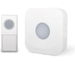 SCS Sentinel Carillon sans fil - - 200 metres - SimplyBell - Blanc